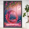 Pink Swing-Full Round Diamond Painting(40*60cm)