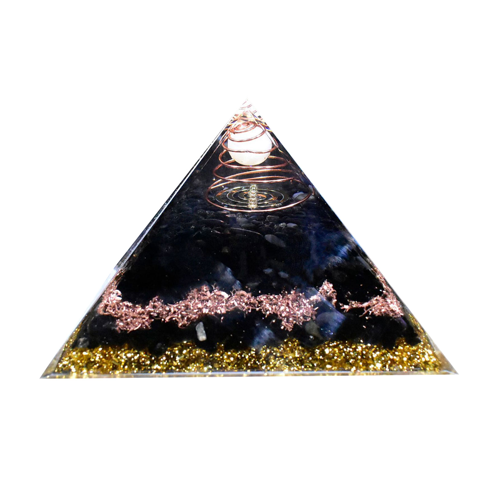 

6cm Natural Orgonite Pyramid Chakra, 501 Original