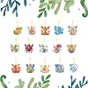 15Pcs Elf Girl DIY Double Sided Diamond Painting Keychain Kits for Beginners