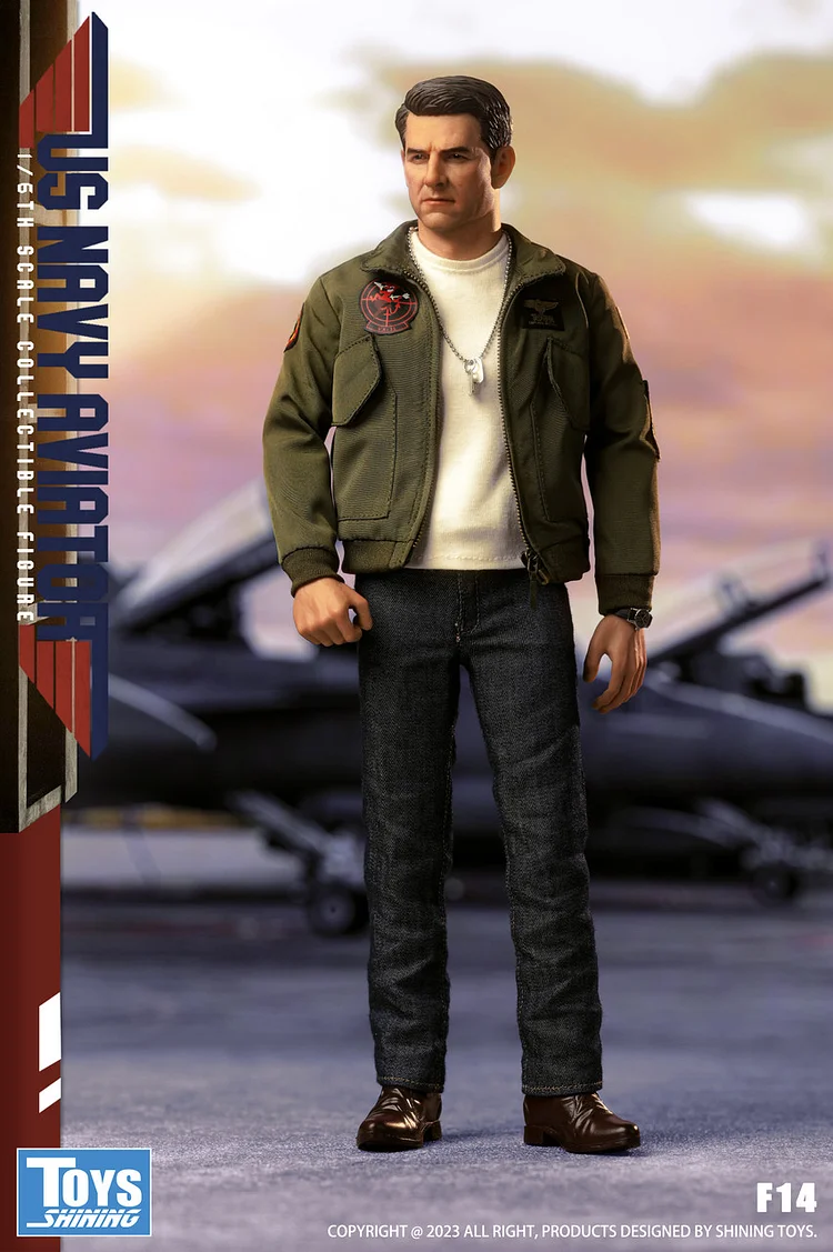 PRE-ORDER Shining Toys - F14 US NAVY AVIATOR - 1/6 Action Figure-