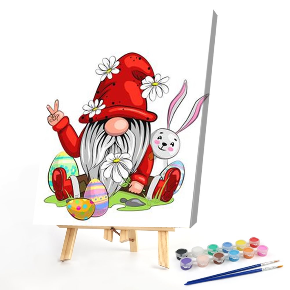 40x50cm Frameless Oil Gnome Paint By Numbers Gift Home Room Decor