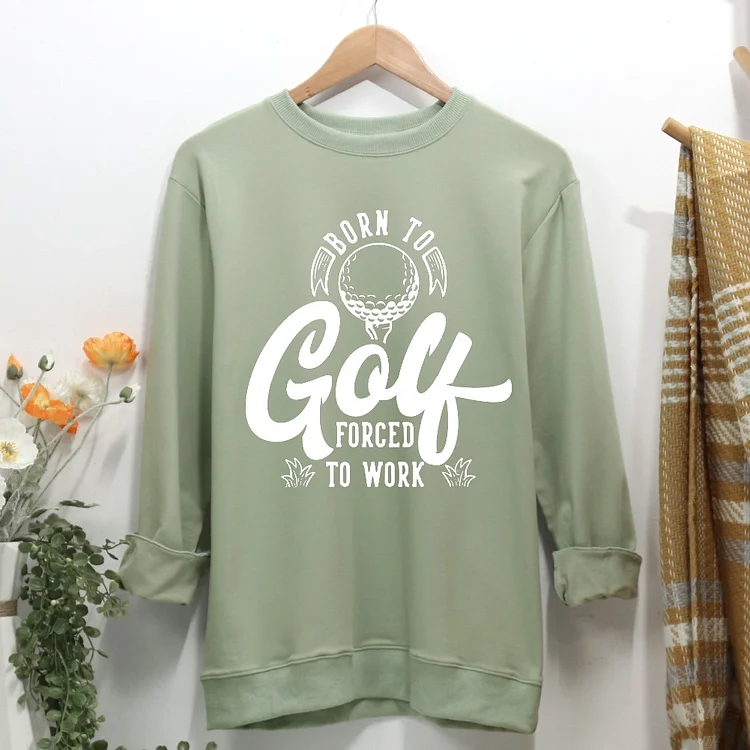 Golfer Golf Sport Women Casual Sweatshirt