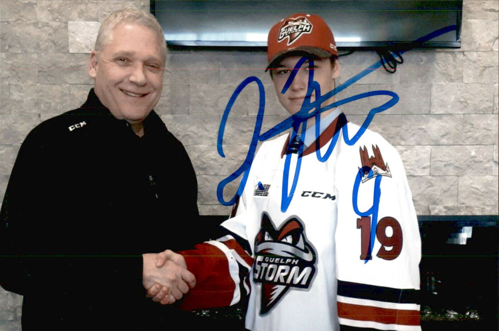 Danny Danil Zhilkin SIGNED 4x6 Photo Poster painting GUELPH STORM #2