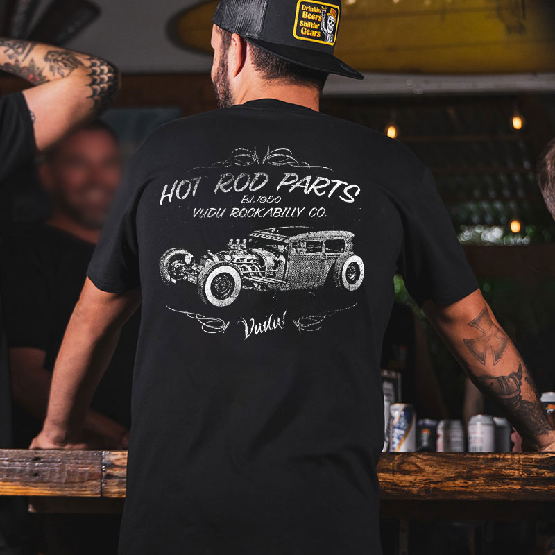 HOT ROD PARTS Classic Car Print Men's T-shirt