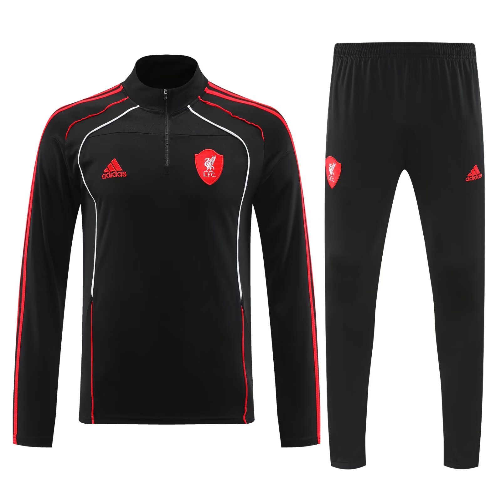 25/26 Liverpool Half-Pull Training Suit Football Jersey Set Thai Quality