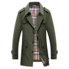 Men's Business Casual Trench Coat