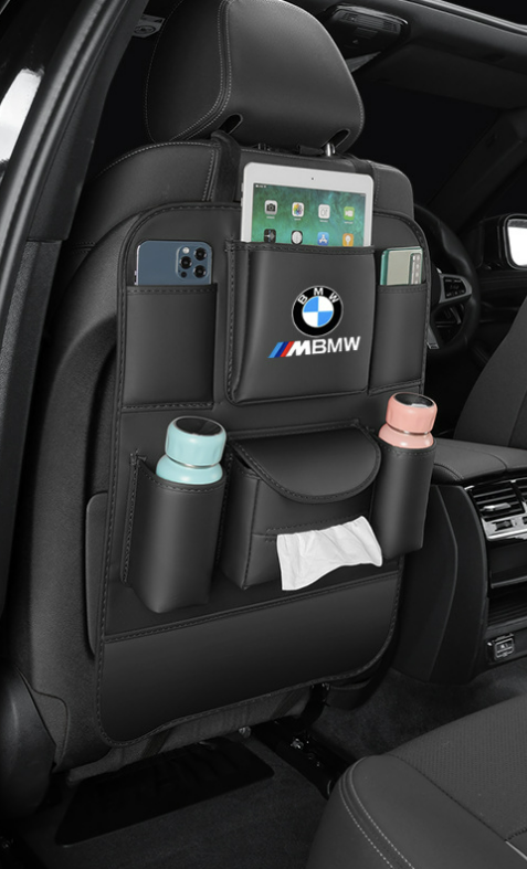 Car seat back storage bag