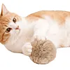 Rabbit Fur Ball Cat Toy 3.15in Plush Fuzzy Artificial Balls for Kitten Pet Gifts