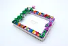 Spring Flower DIY Building Block Photo Frame Kit,Creative Handmade Assembled Photo Frame Handmade Craft Gift Home Tabletop Display Decor