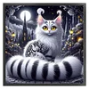 Castle Cat-11CT Stamped Cross Stitch 50*50cm