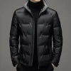 Warm thickened solid color down jacket