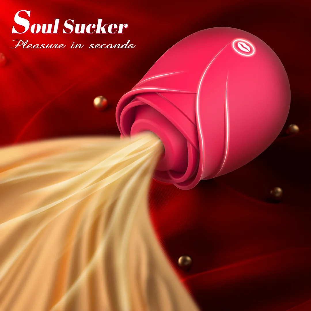 Newly Pump Sucking Rose Clitoral Stimulator Big O In 10 Seconds
