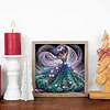 Beaut&eacute; avec belle peinture diamant en forme de skirt_special-30 * 30cm