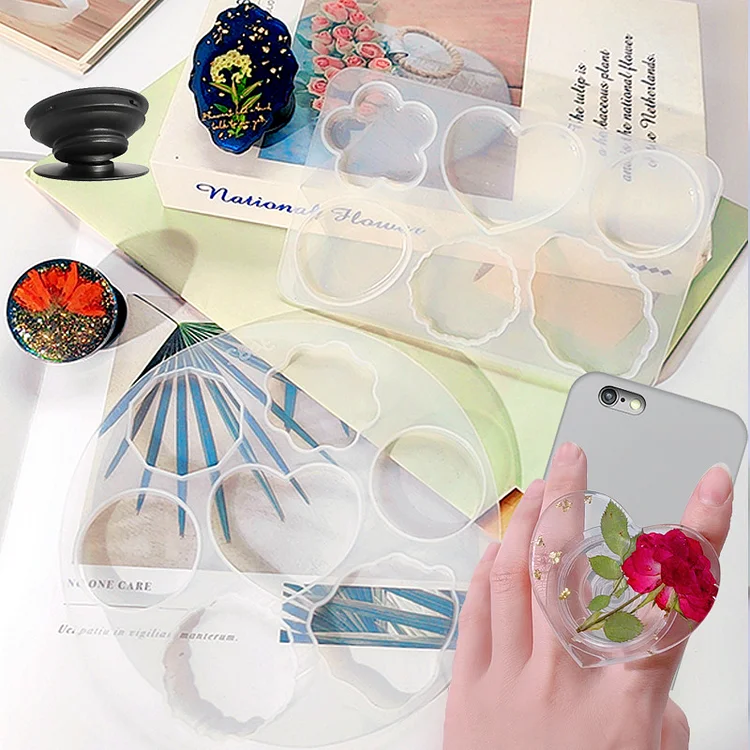 DIY Phone Stand Resin Molds Kit and Accessories CrazyMold