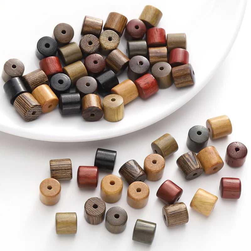 1 Set Diameter 8mm Hole 1~1.9mm Wood Geometric Jewelry Accessories