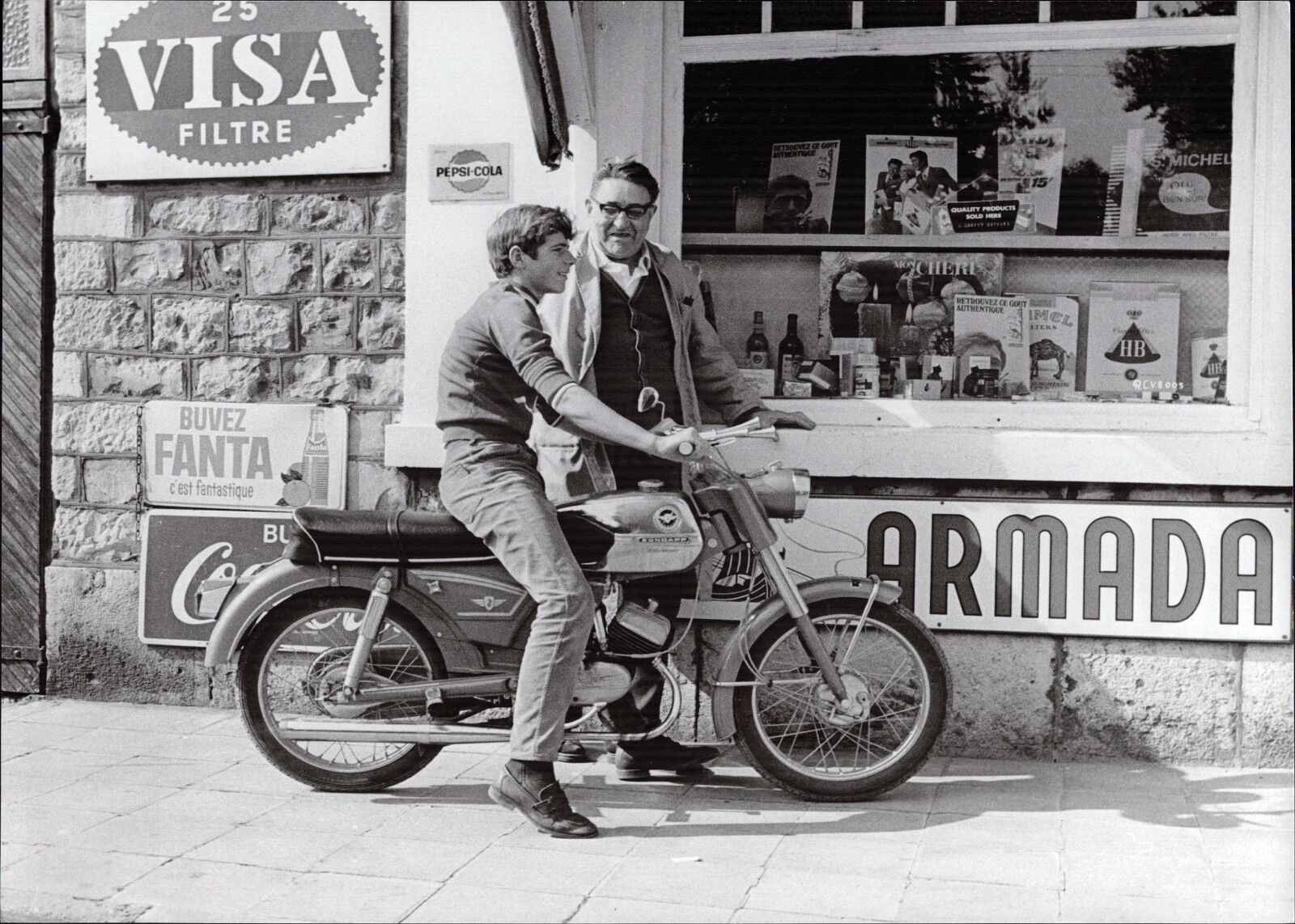 Heintje On Motorcycle - Vintage Press Photo Poster painting Norbert Unfried (U-4129