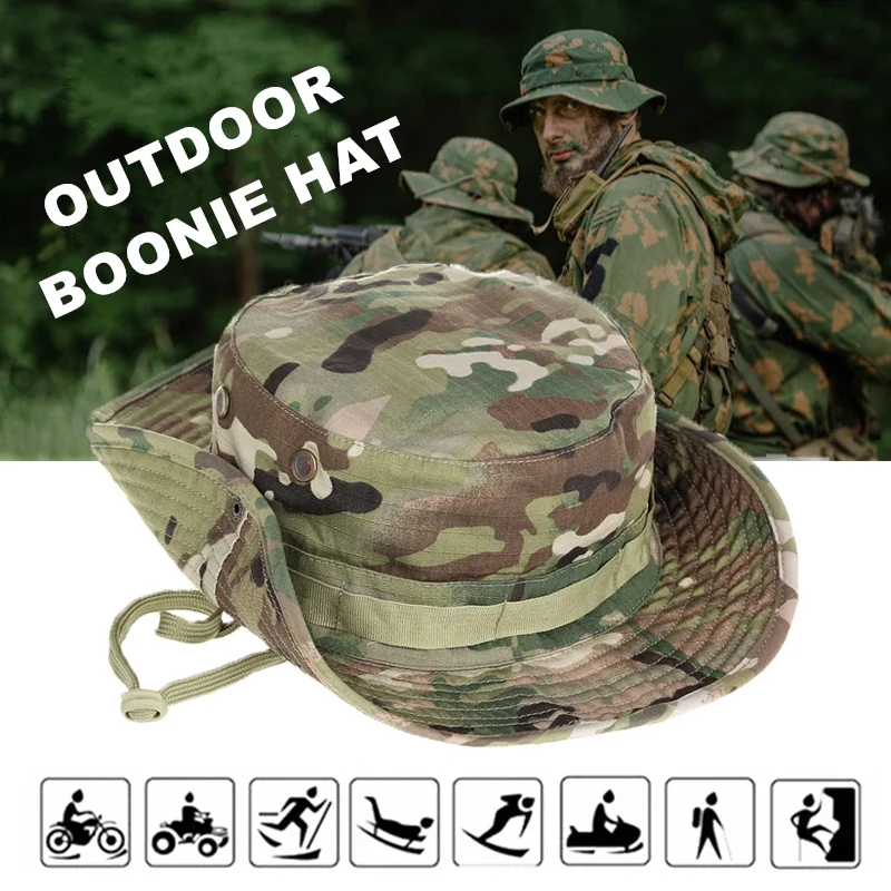 Outdoor Sport Fishing Hiking Hunting Camouflage Hiking Hat