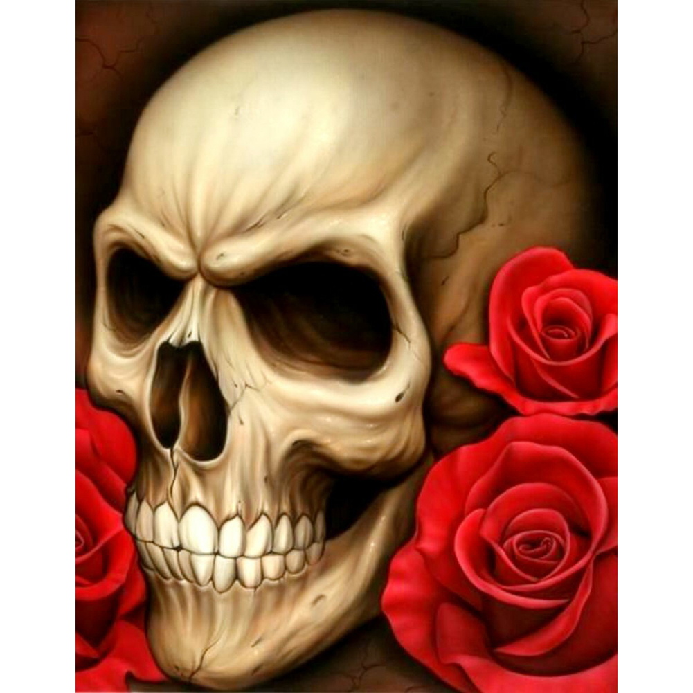 

Rose Skeleton - Round Drill Diamond Painting - 30*40CM, 501 Original