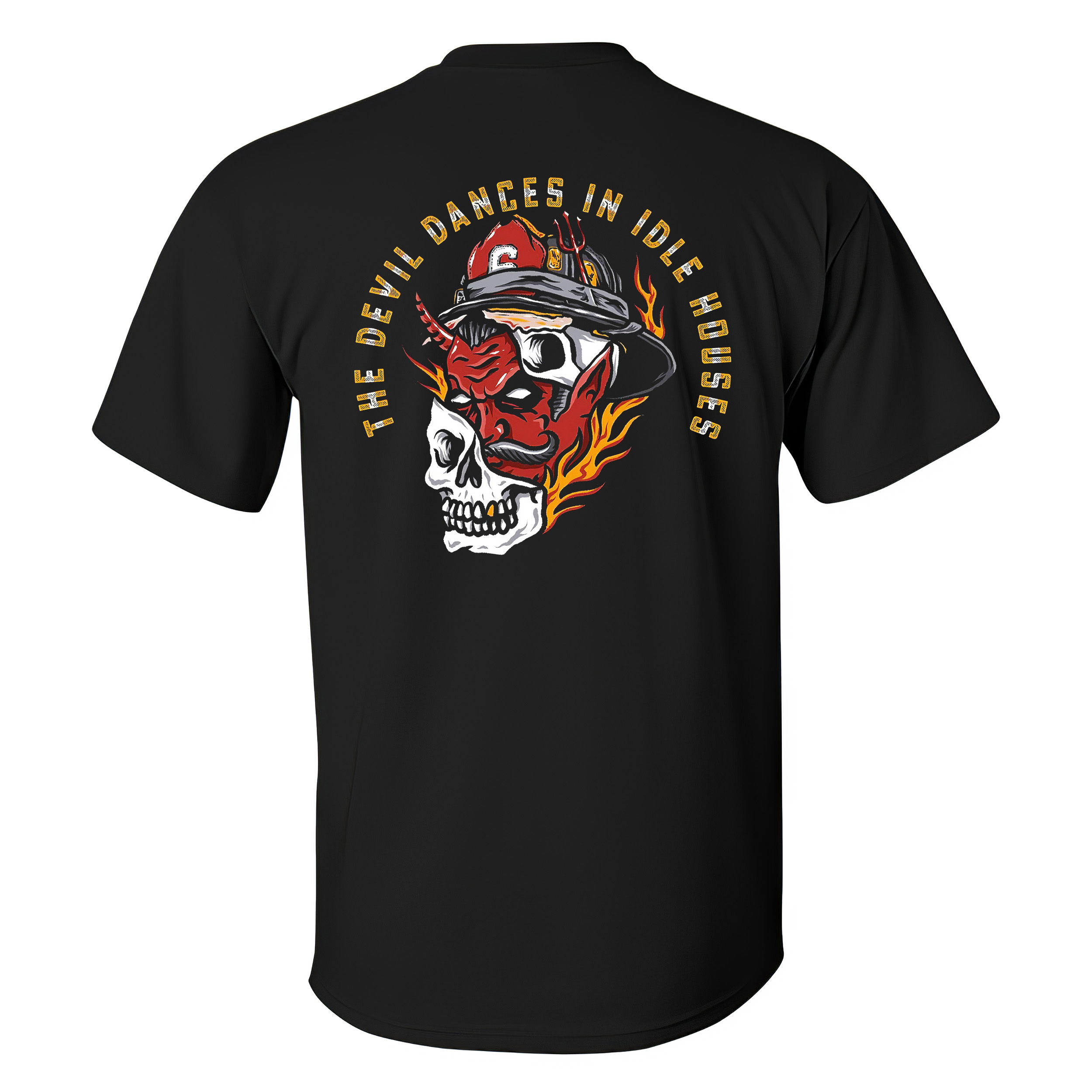 The Devil Dances In Idle Houses T-shirt - Livereid