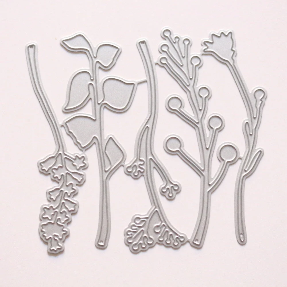 Leaf Branch Frame Cut Die Metal Cutting Dies Greenery Mold Scrapbook Embossing Card Paper Craft Knife Mould Blade Punch Stencils