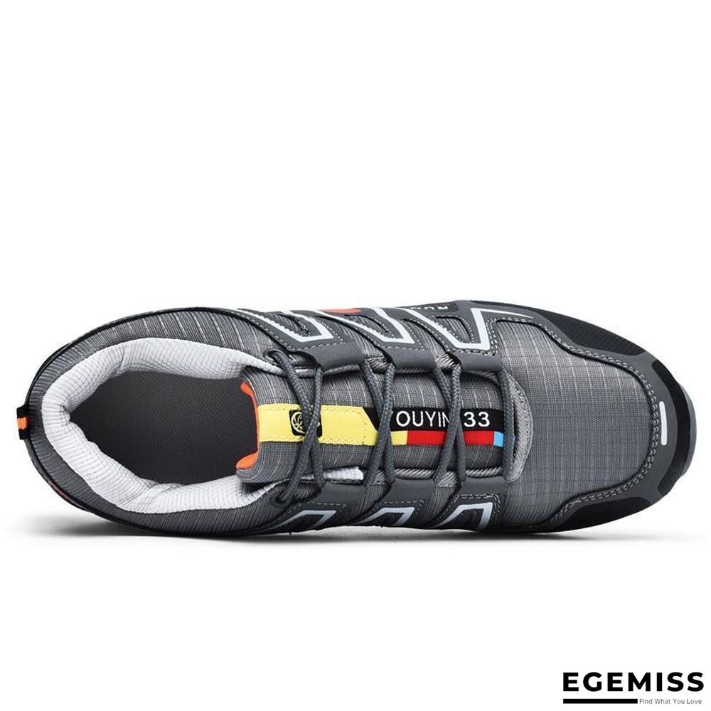 new large size outdoor mountaineering shoes men's shoes breathable shock absorption sports hiki | EGEMISS