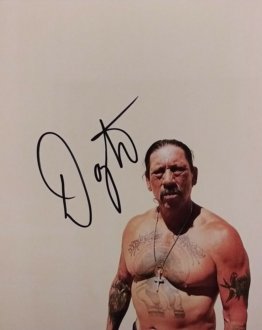 Danny Trejo signed 8 x 10