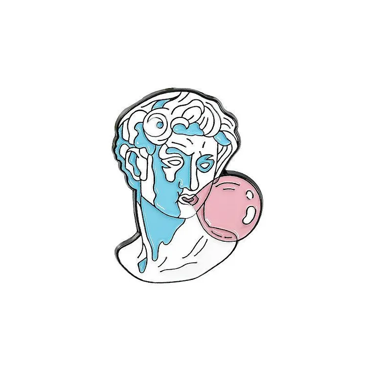 Face Sculpture Mini Pins