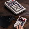 8BitDo Retro18 Wireless Numeric Keypad Calculator 2 in 1 Retro Style Led Display 8BitDo