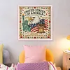 Eagle Liberty Torch-18CT Stamped Cross Stitch 30*30cm tapestrymarket