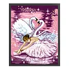 9CT Full Beaded Cross Stitch Kit - Swan Dance(43*54cm)、[Everydayedeals]