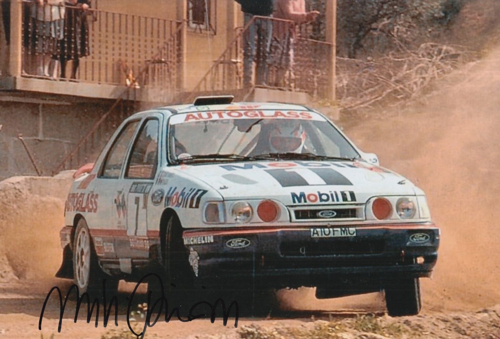 Miki Biasion Hand Signed 12x8 Photo Poster painting Rally.