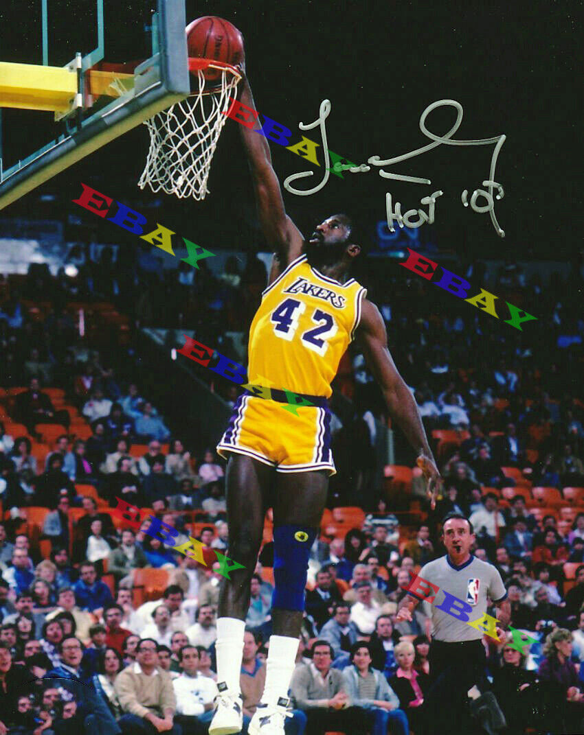 James Worthy Lakers Signed Autographed 8x10 Photo Poster painting Reprint