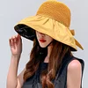 Gioiacombo&trade; Cappello estivo da sole con fiocco cavo