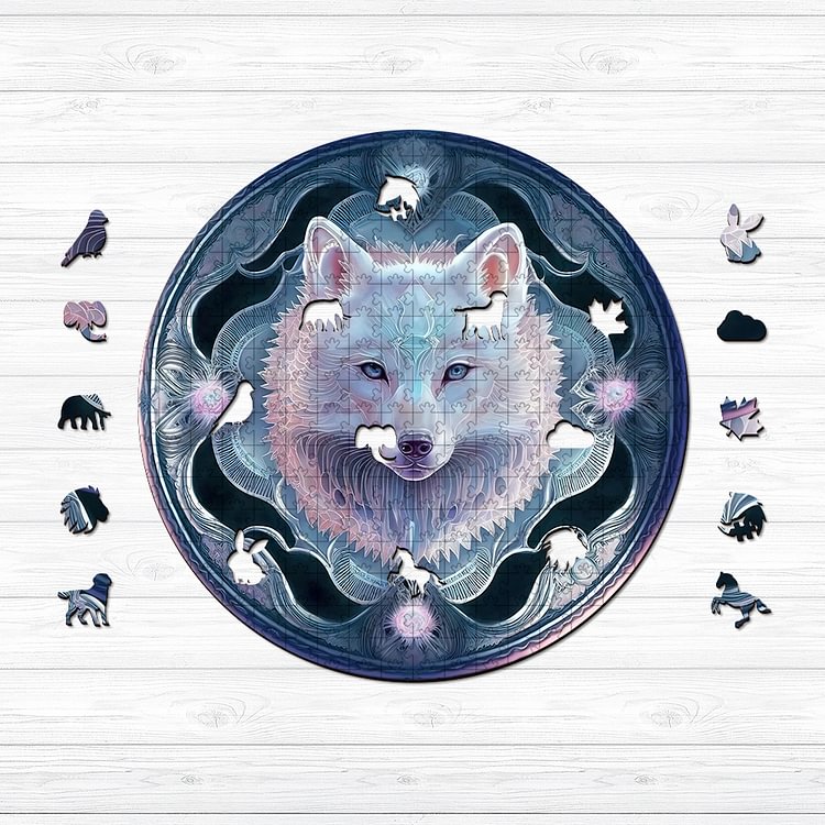 Enchanted Fox Wooden Jigsaw Puzzle