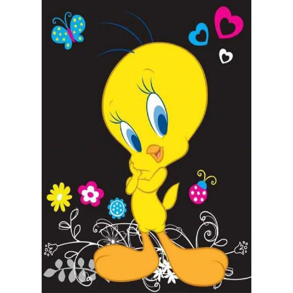 TweetyBird Round Full Drill Diamond Painting 30X40CM(Canvas) gbfke