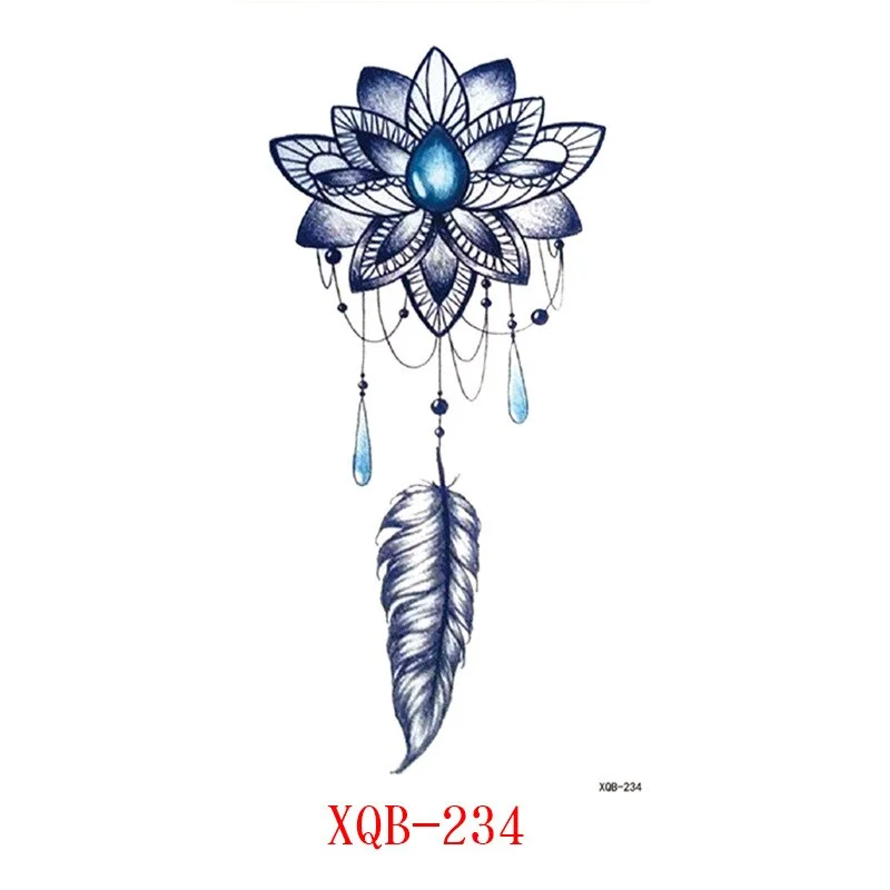 Sdrawing Flower Fake Tattoo Sticker for Women Birds Peony Temporary Tattoos DIY Water Transfer Tatoos Girls Tattoo for Men Sleeve