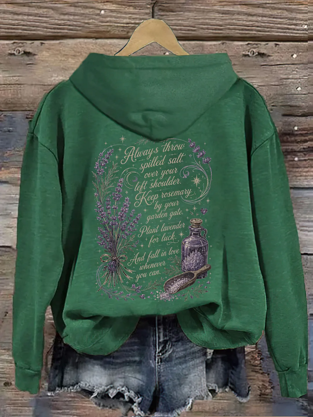 Plant Lavender For Luck Hoodie