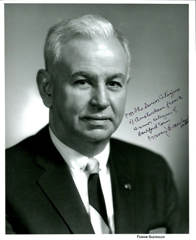 Psychiatrist FRANCIS J. BRACELAND Signed Photo Poster painting