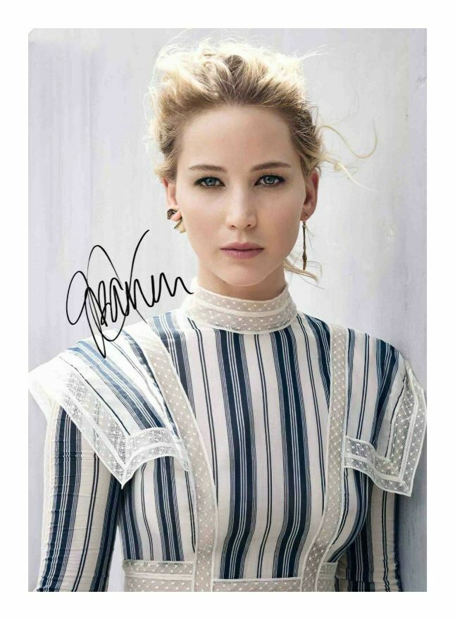 JENNIFER LAWRENCE AUTOGRAPH SIGNED PP Photo Poster painting POSTER