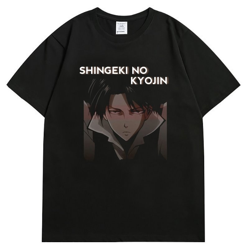 Attack On Titan Shingeki No Kyojin Levi Cotton T-shirt weebmemes
