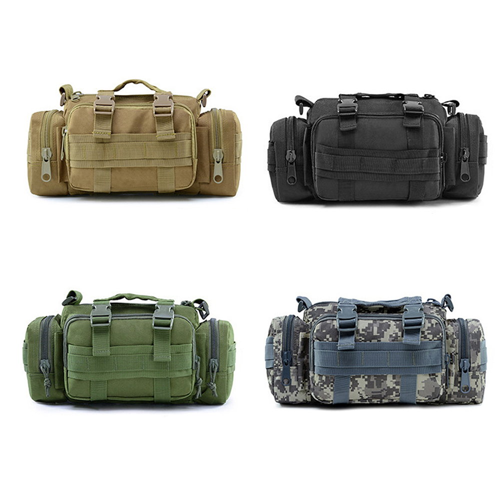 

Waterproof Oxford Cloth Waist Bag Men Outdoor Sports Fanny Pack Camouflage, Black, 501 Original