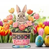  5D DIY Special Shape Diamond Painting Desk Ornament Easter Egg Bunny Gnome Decor Kit