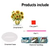 Sunflower Vase Diamond Dot Painting Ornament DIY Double Sided Acrylic