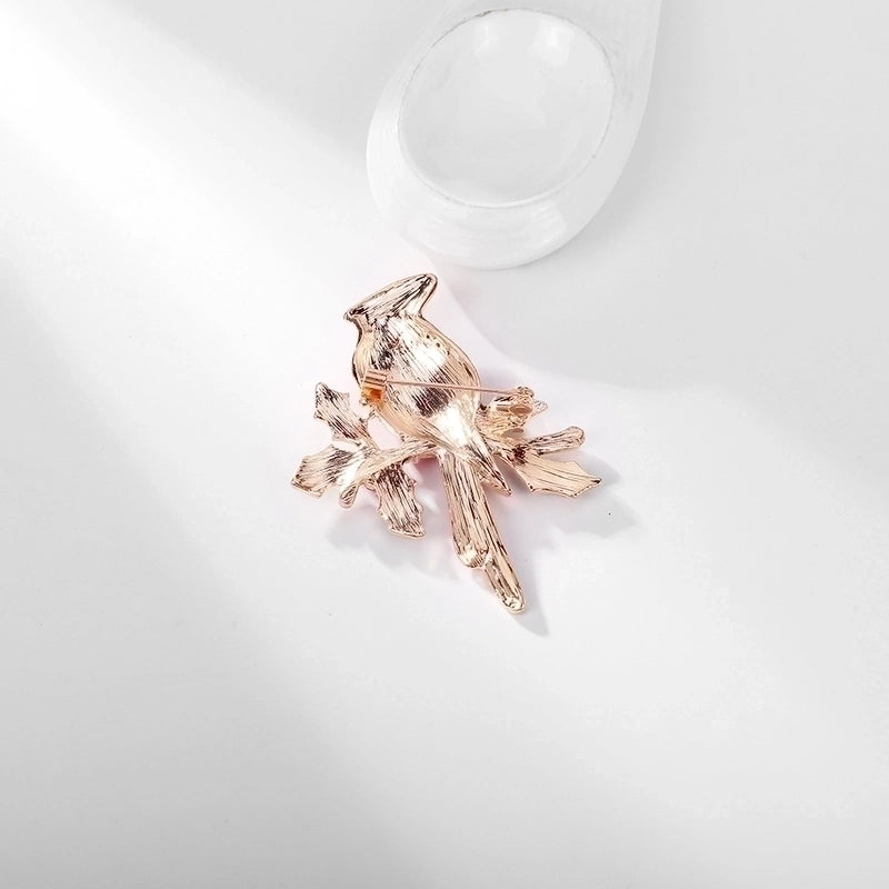 Retro Bird Alloy Inlay Rhinestones Unisex Brooches
