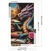 Dragon-Full Round Diamond Painting(30x50cm)