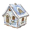 DIY Wooden House Diamond Art Painting Kit for Adults Home (Winter snowfield)