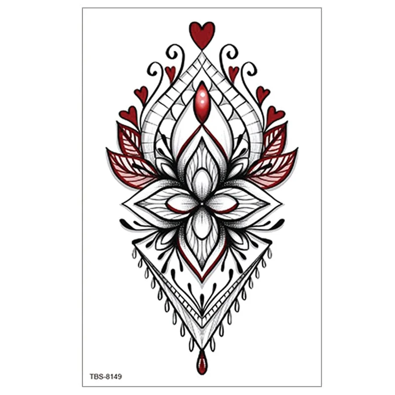 Fake temporary tattoo stickers Violet flowers rose arm shoulder tattoo Sticker Chest waterproof lady women big on body leg men