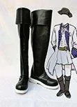 Axis Power Hetalia Cosplay Black Boots Shoes