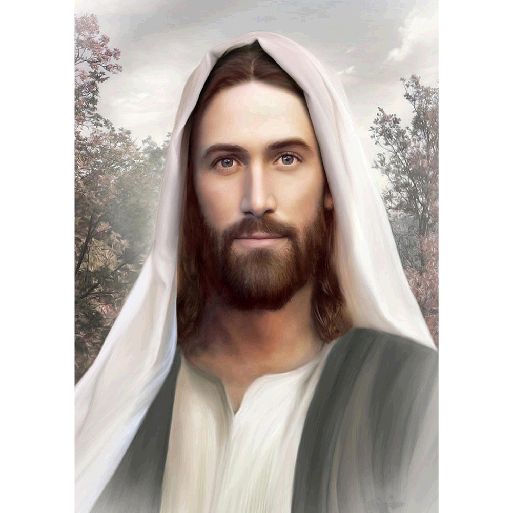 

30*40CM-Jesus Rhinestone-Round Drill Diamond Painting, 501 Original