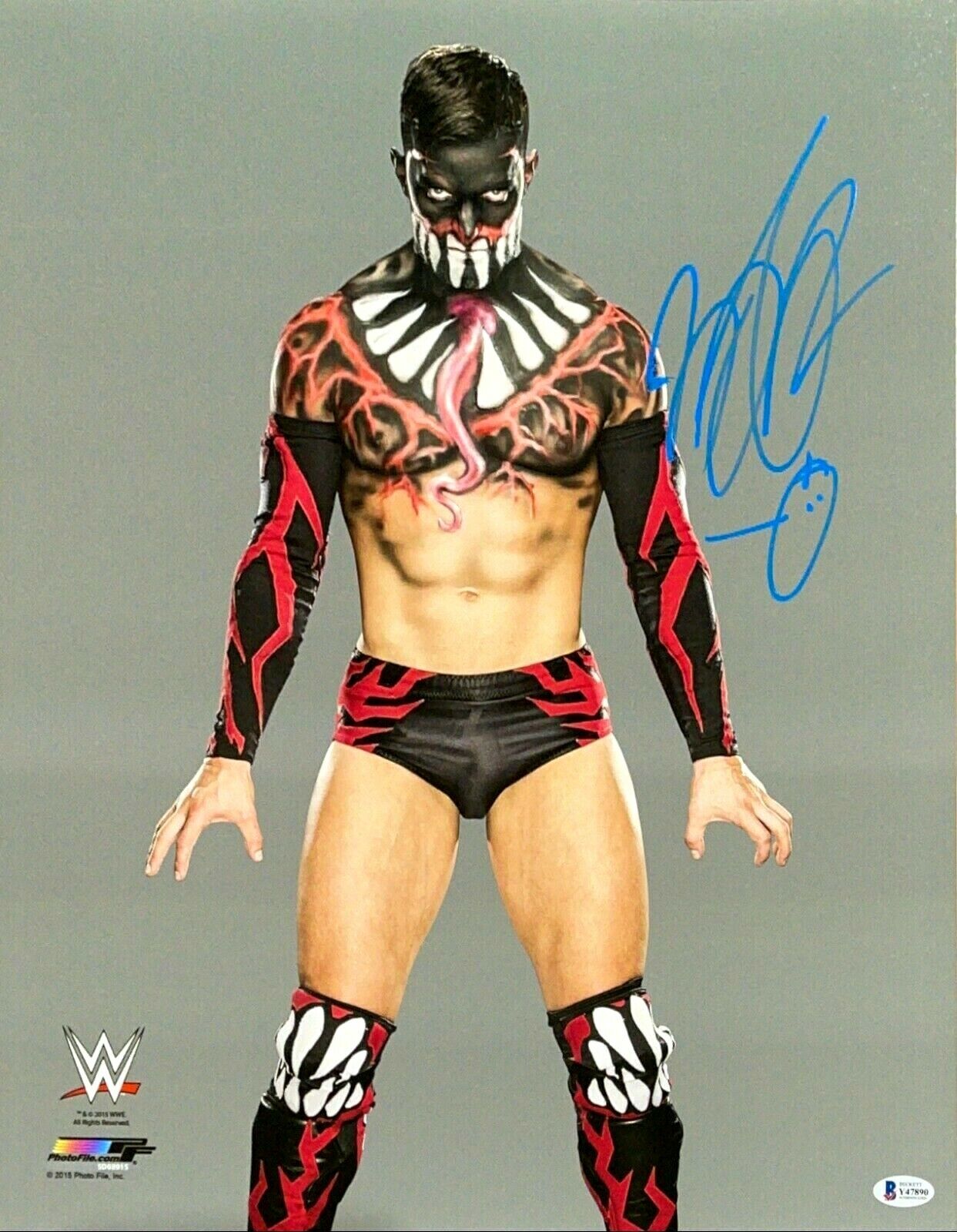 WWE FINN BALOR HAND SIGNED AUTOGRAPHED 16X20 Photo Poster painting WITH BECKETT COA AND PROOF 7